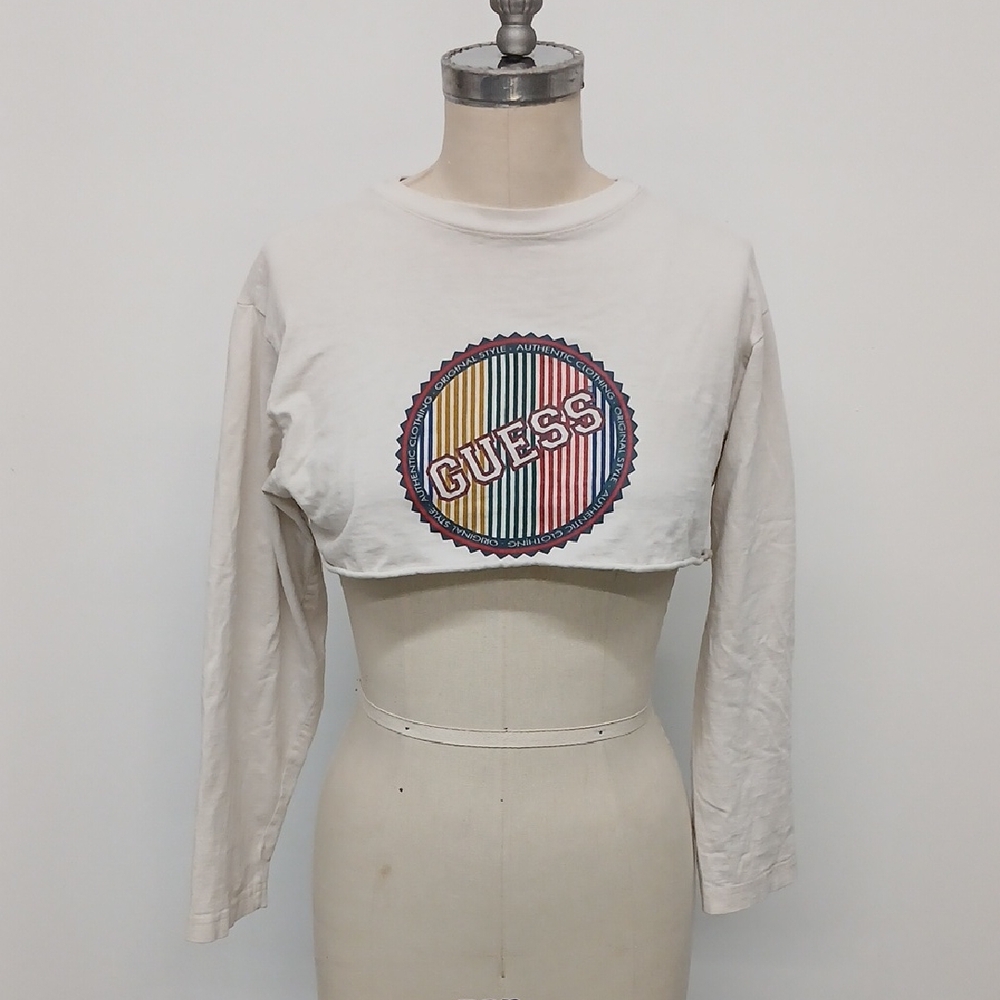 Vintage GUESS 90's Mega Crop Top Size L